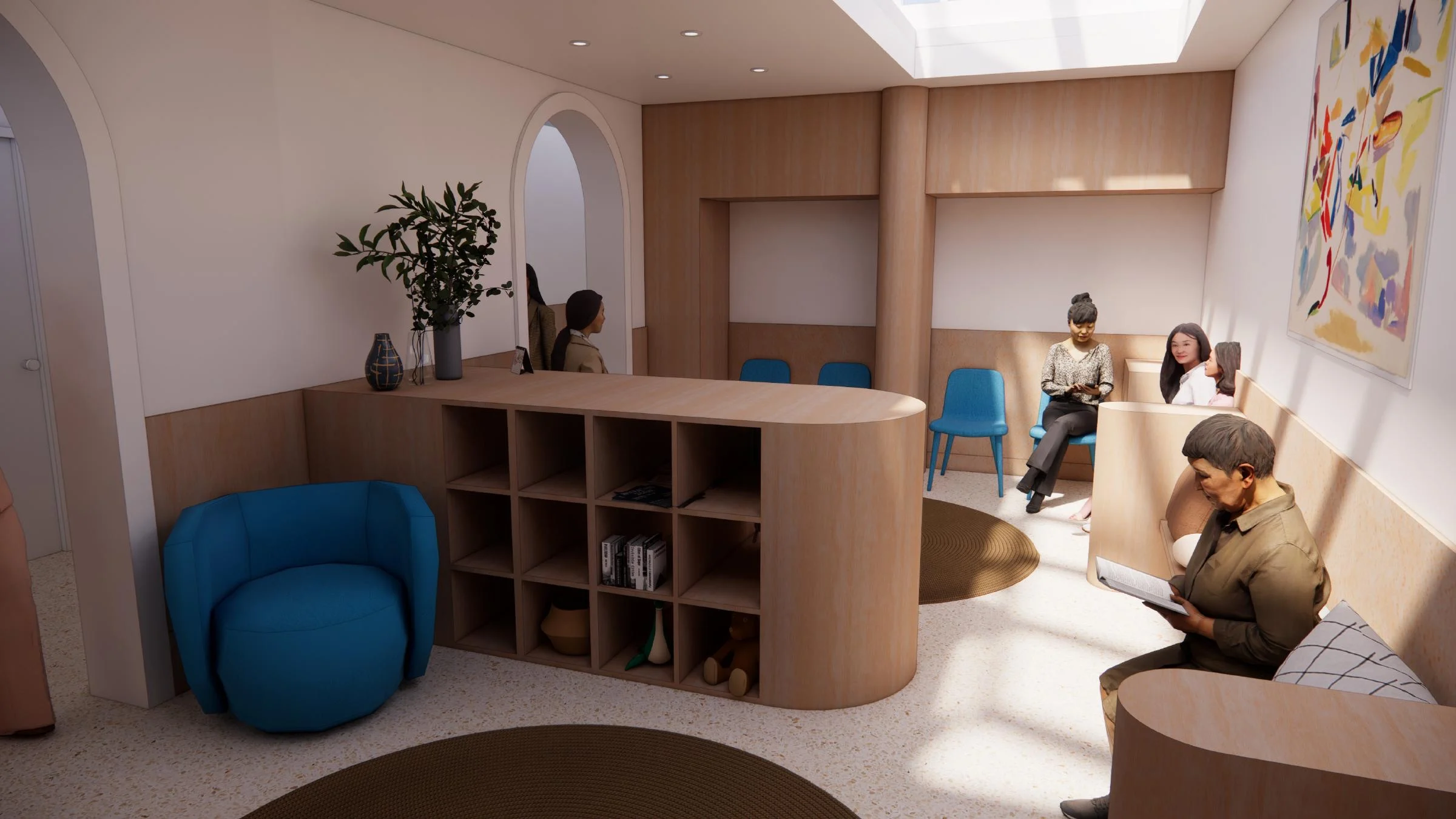 Resource library and lounge